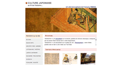 Desktop Screenshot of culturejaponaise.info